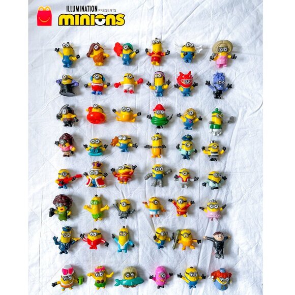 48 MINIONS Figures 2020 Rise of Gru McDonalds Happy Meal Toys No Duplicates USA - Picture 1 of 9